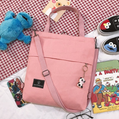 panda handbag leather