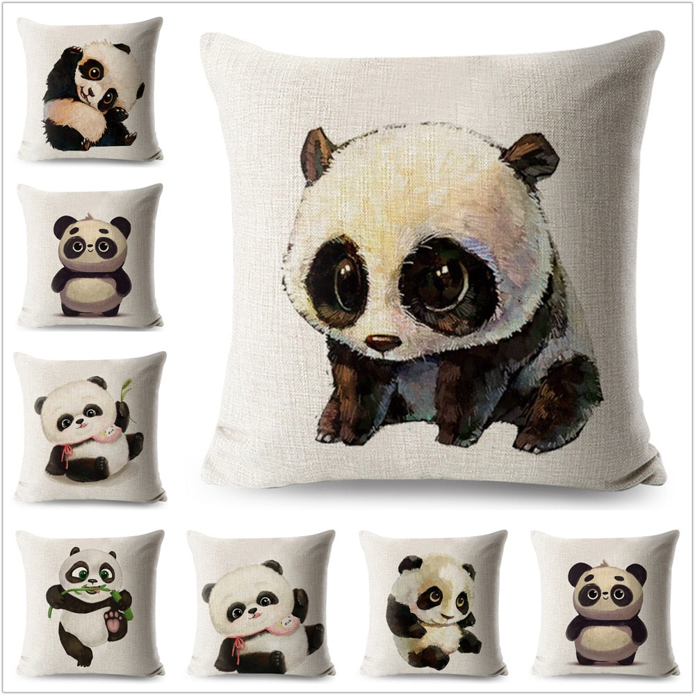 panda pillow pattern