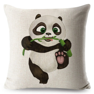 panda pillow bamboo