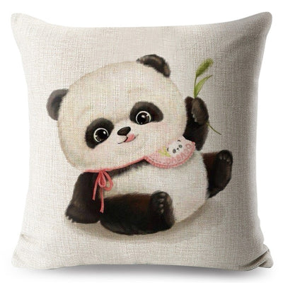 panda pillow bamboo