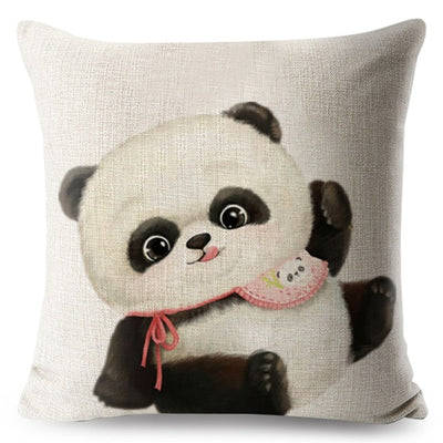 panda pillow bamboo