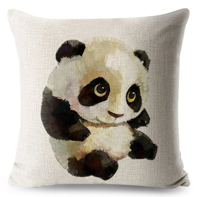 panda pillow bamboo