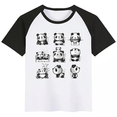 Panda Top T shirt