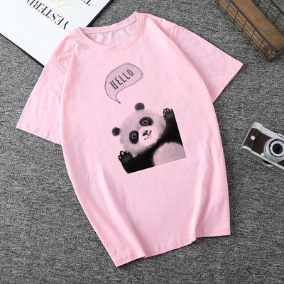 Panda Hearts T Shirt