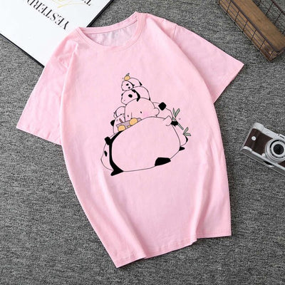 Panda Hearts T Shirt