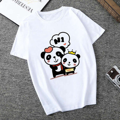 Panda Hearts T Shirt