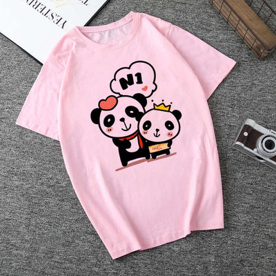 Panda Hearts T Shirt