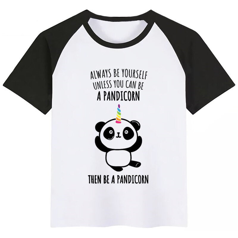 Panda Pandicorn Cartoon TShirt