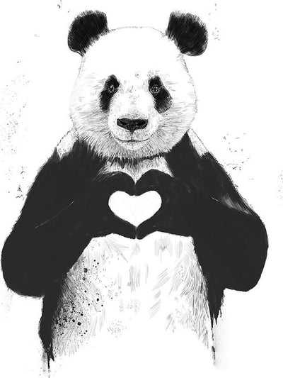 Cute Panda Poster
