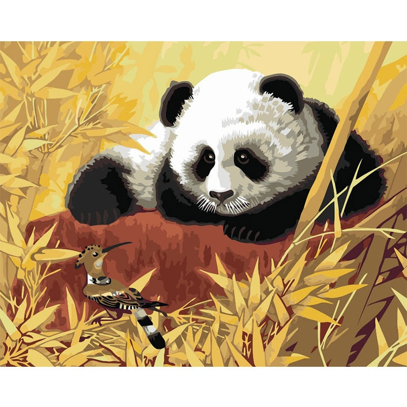 panda painting images