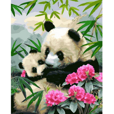 panda painting images