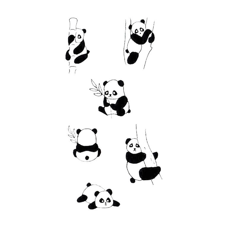cute panda tattoo3