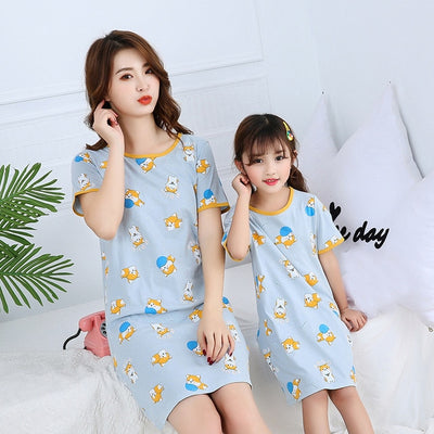 Panda Print Night Dress<br>Panda Nightgown
