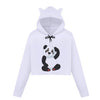 panda pullover with ears