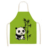 Cute Panda kitchen apron For Women