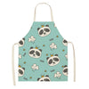 Cute Panda kitchen apron For Women