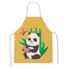 Cute Panda kitchen apron For Women
