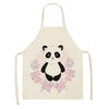 Cute Panda kitchen apron For Women