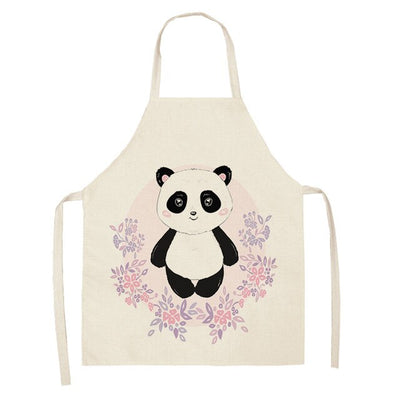 Cute Panda kitchen apron For Women