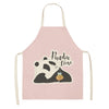 Cute Panda kitchen apron For Women