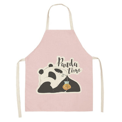 Cute Panda kitchen apron For Women