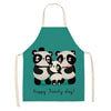 Cute Panda kitchen apron For Women
