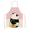 Cute Panda kitchen apron For Women
