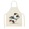 Cute Panda kitchen apron For Women