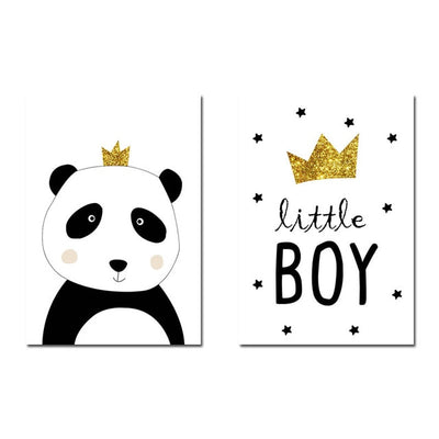 cool panda poster