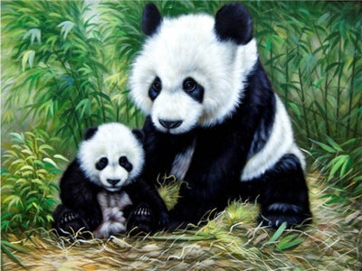 panda diamond painting kit<br>Panda Painting