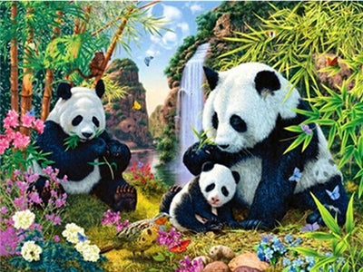 panda diamond painting kit<br>Panda Painting