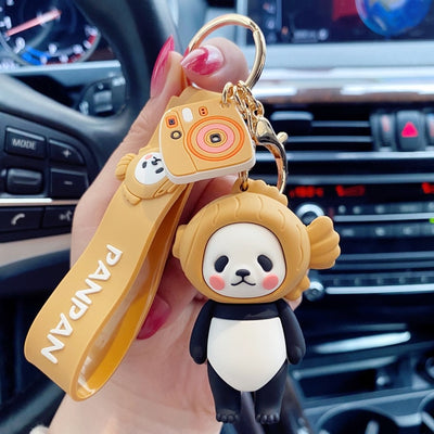 New Cute  Panda Keychain Accessories
