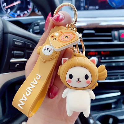 New Cute  Panda Keychain Accessories