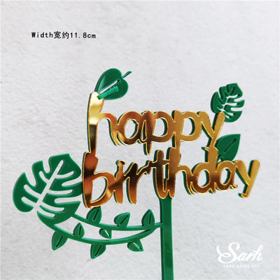 Happy Birthday Panda Decoration