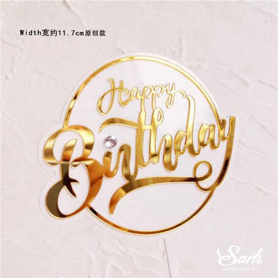 Happy Birthday Panda Decoration