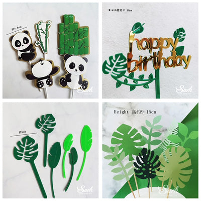 Happy Birthday Panda Decoration