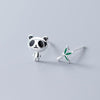 Panda Earrings Bamboo