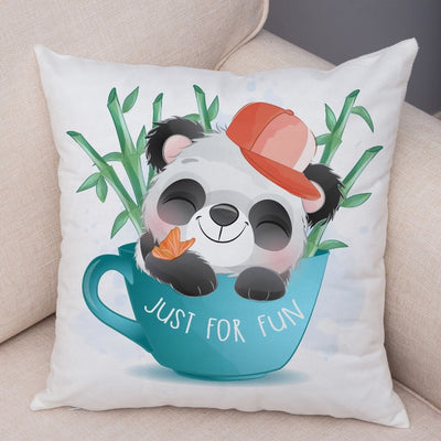 panda pillow case