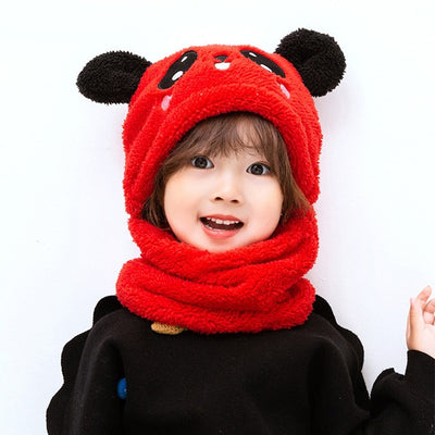 Winter Panda Beanie Corduroy
