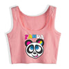 Humor Panda  Crop Top