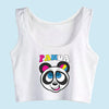 Humor Panda  Crop Top