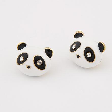 Panda Earrings Cute Animal
