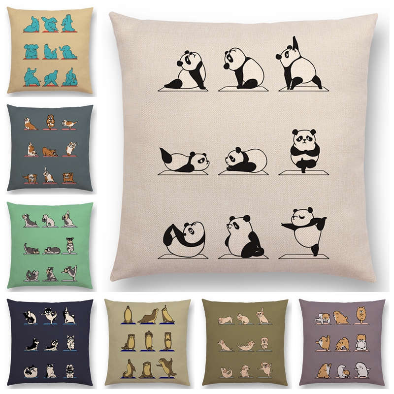 panda mini pillow