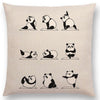 panda mini pillow
