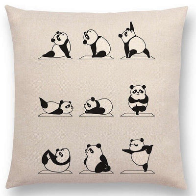 panda mini pillow
