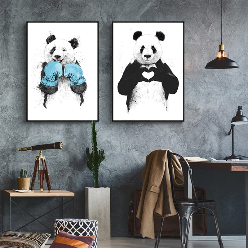 Panda Painting Easy Boxer <br/>Panda Decoration