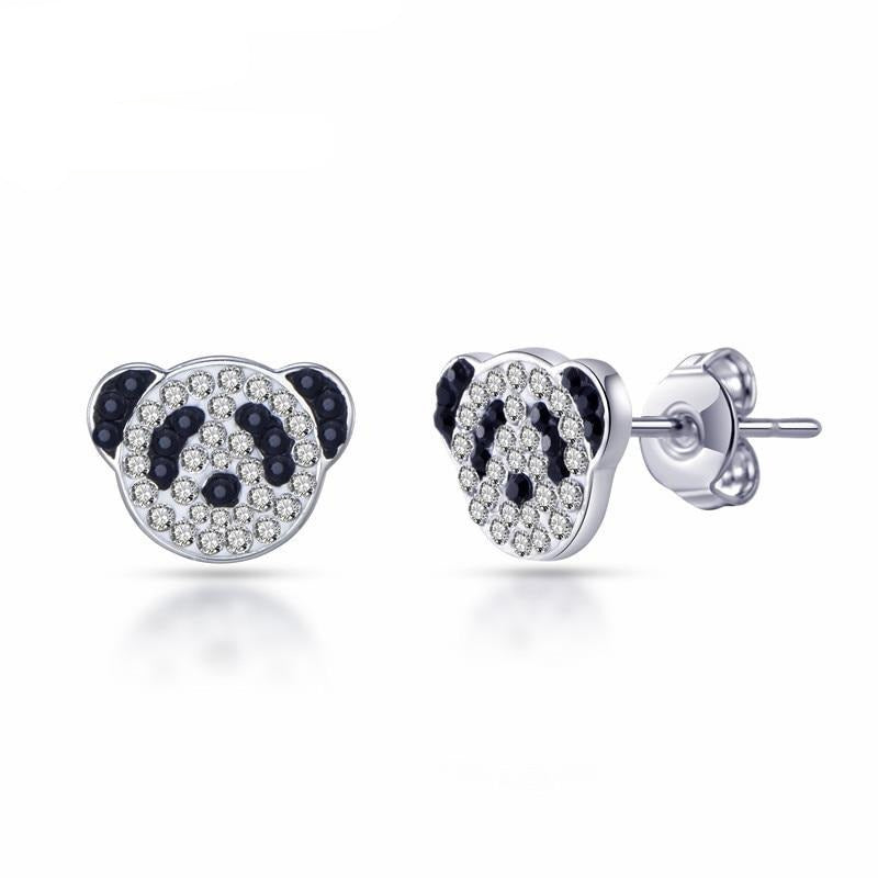 Panda Earrings Clay
