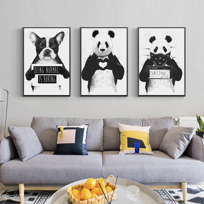 panda wall painting<br>Panda Decoration